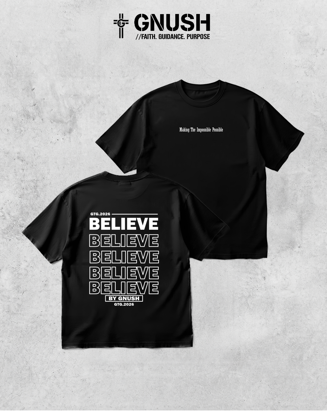 Believe Oversize Tee
